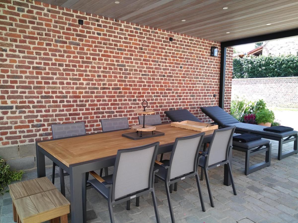 Vakantiewoning Mierzicht Met Prive Wellness Haspengouw Boekhout المظهر الخارجي الصورة