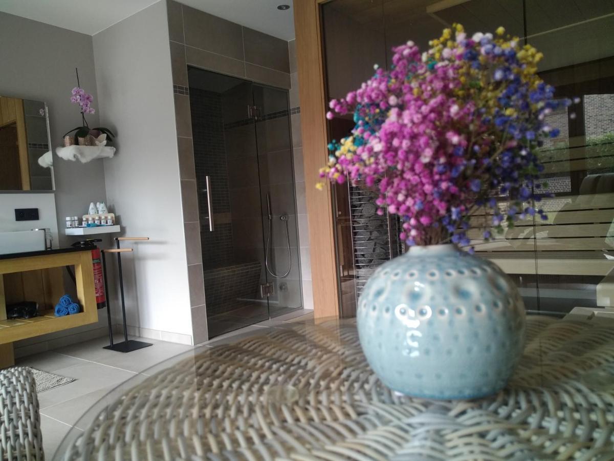 Vakantiewoning Mierzicht Met Prive Wellness Haspengouw Boekhout المظهر الخارجي الصورة